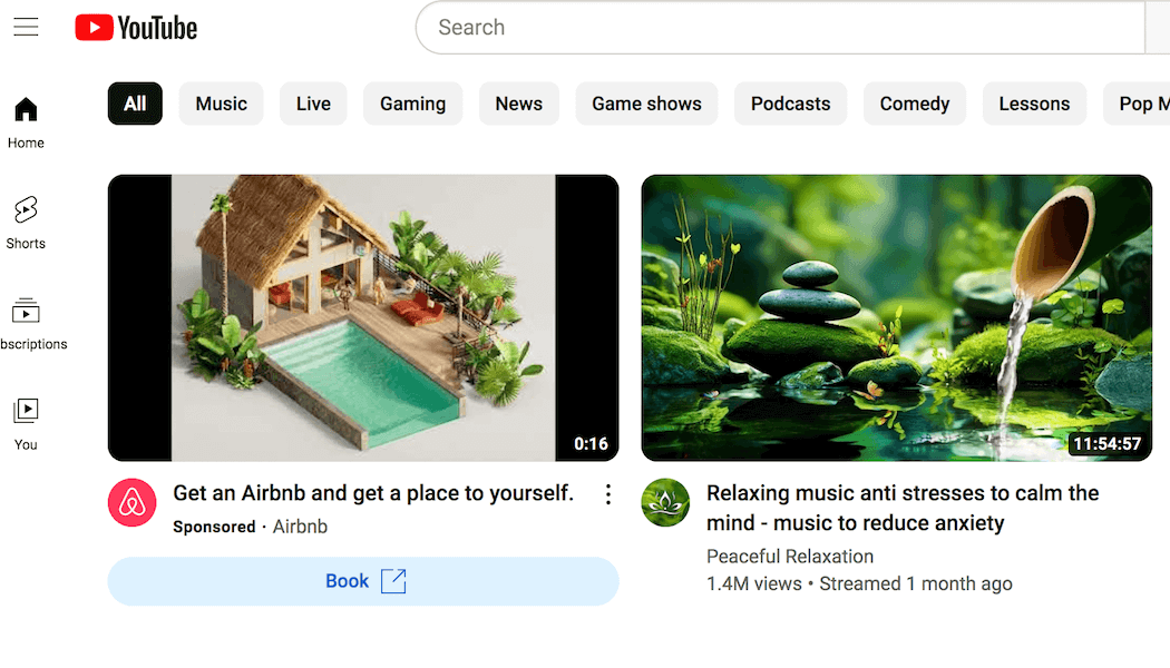Select YouTube Trending